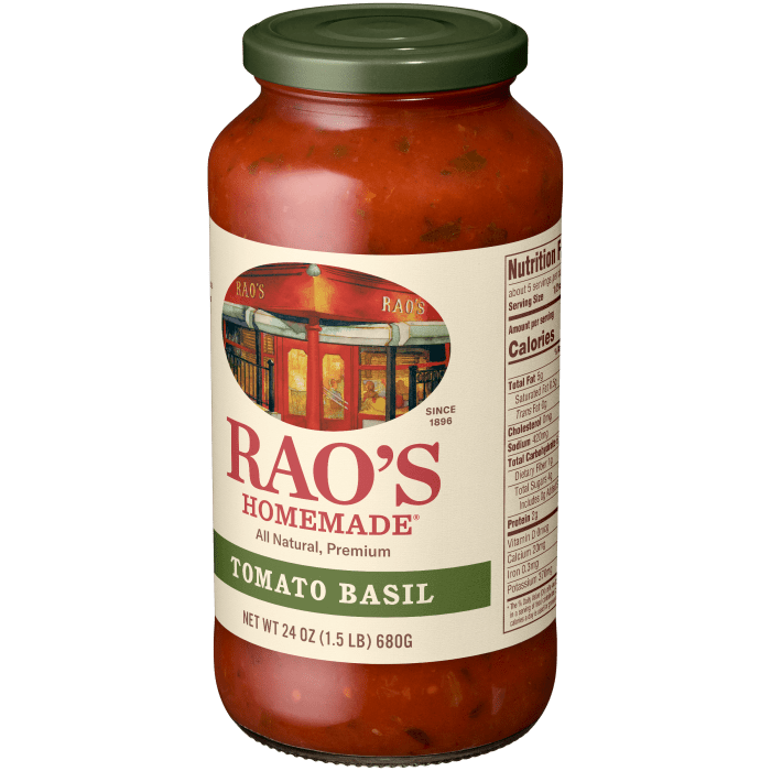 Tomato Basil Sauce, 24 oz - Right angle Image