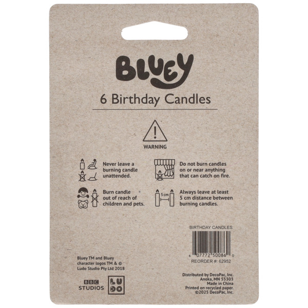 Bluey Icon Licensed Candles