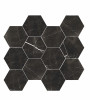Luxury Nero Marquina 3×3 Hexagon Mosaic Polished rectified