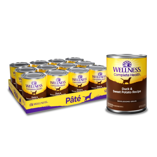 Wellness Complete Health Paté Duck & Sweet Potato Front packaging