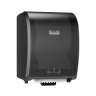 Hillyard, Hands-Free, Mechanical Roll Towel Dispenser, Black Translucent