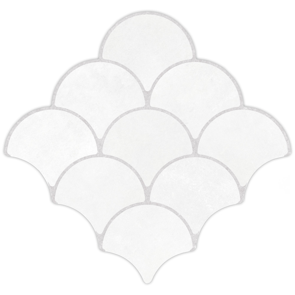 Scala White 12-1/8 in. x 12-1/8 in. Porcelain Floor and Wall Tile