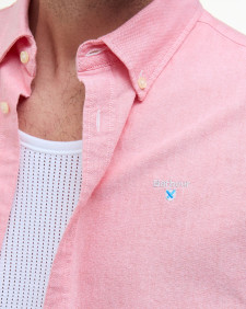 Oxford Tailored Short-Sleeved Shirt Horizon Orange