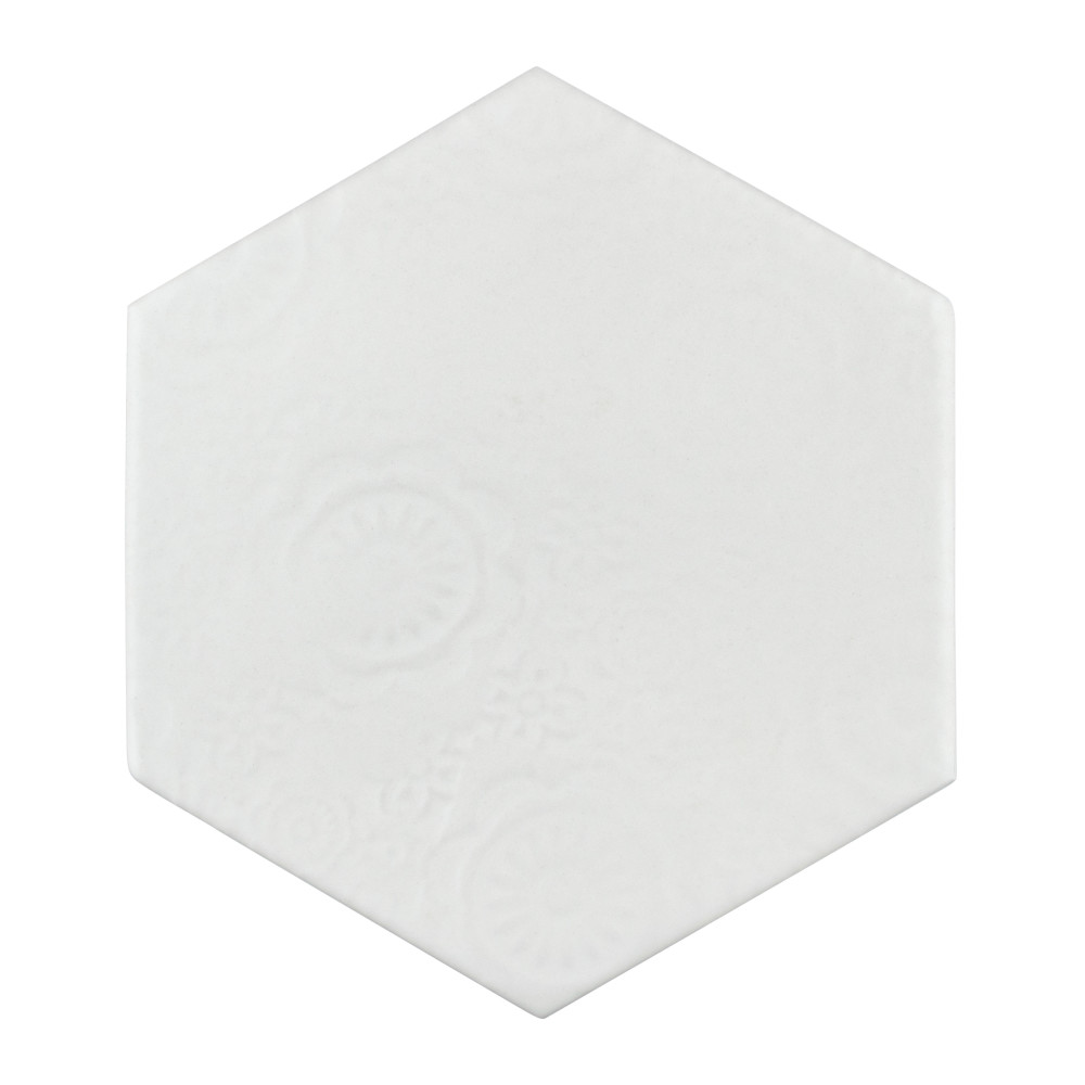 Caprice Bianco 4-3/8 in. x 5 in. Porcelain Wall Tile