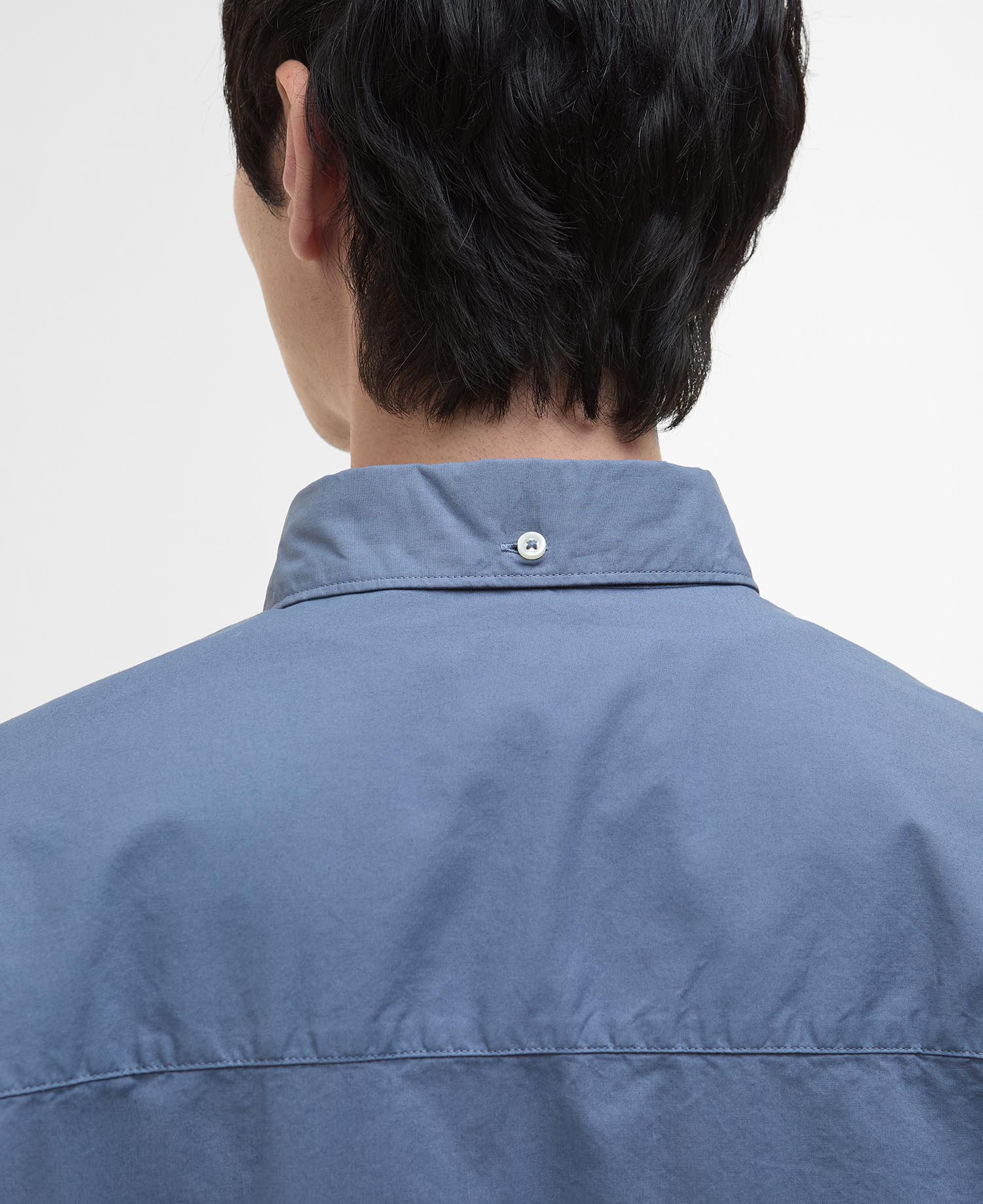 Camicia oversize in popeline tinto in capo image number 5