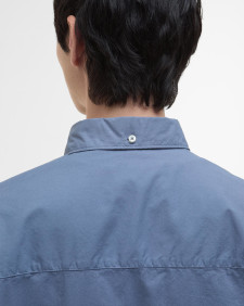 Camicia oversize in popeline tinto in capo 