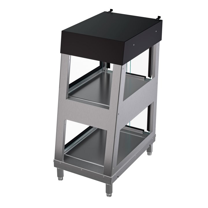 16-inch-wide 120-volt self-serve hot food display case