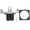 Pusher block and 8-section-core replacement blade assembly for wall-mounted Insta Cut® 3.5 manual food processor
