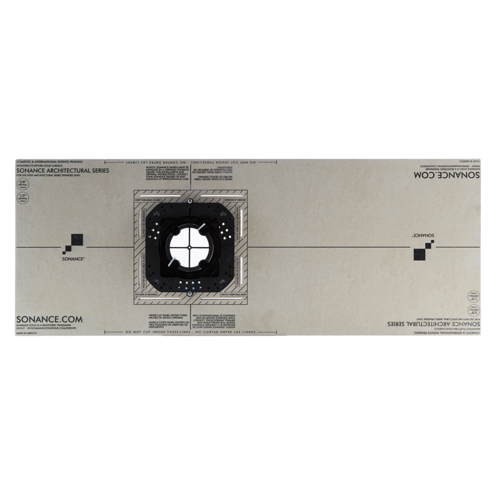 5/8IN SOLID SURFACE MOUNTING PLATFORM AS DISCREET FOR BPS6 OR AS38RS ROUND OR SQUARE (1 EACH)