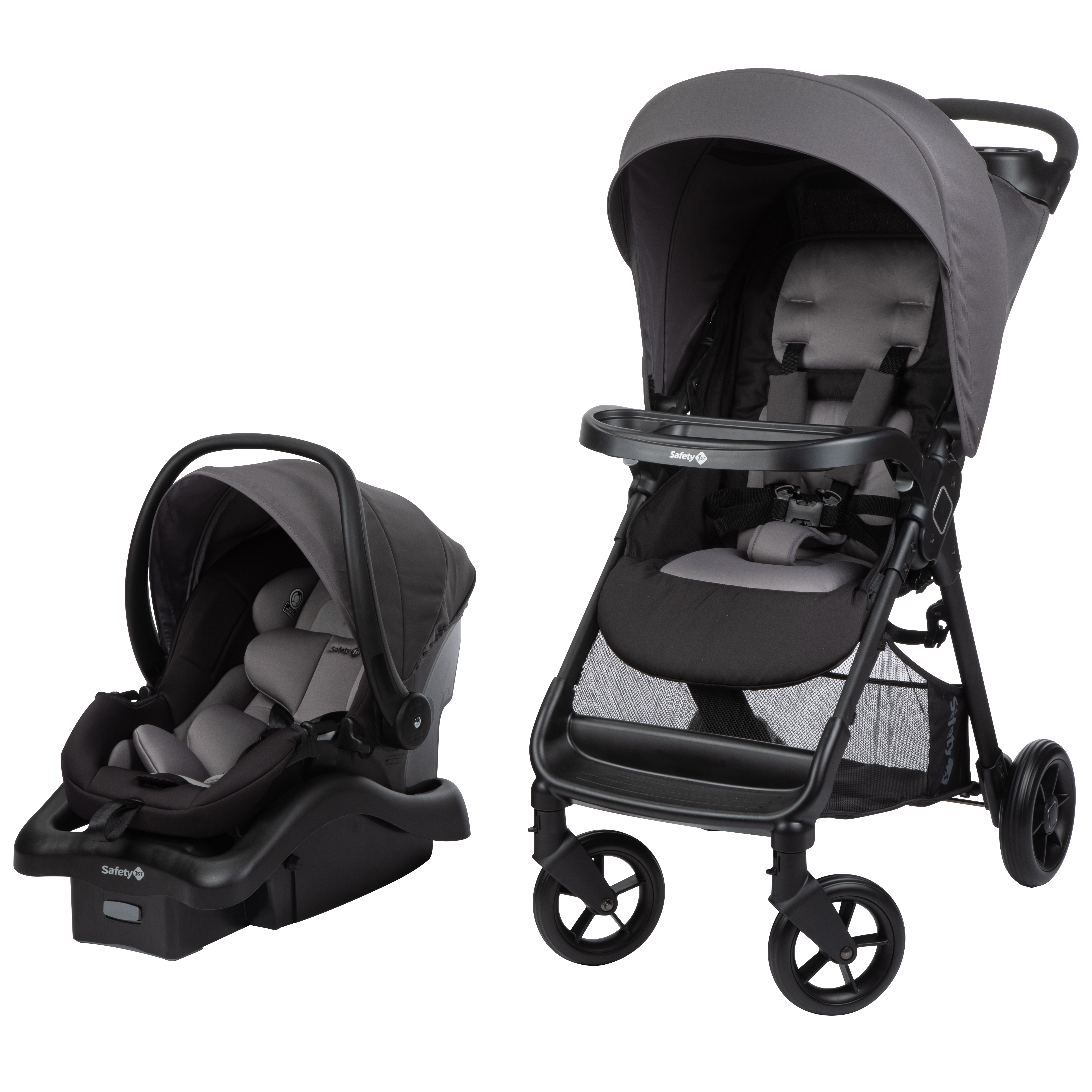 Safety 1st Smooth Ride Stroller Travel System with QuickClick Technology