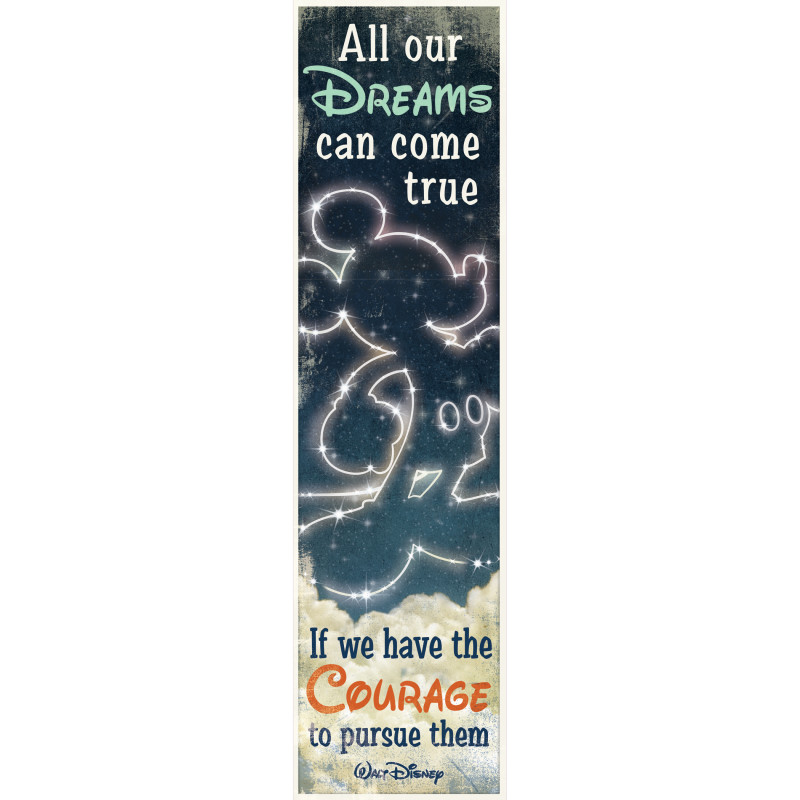 Walt Disney - All Our Dreams Vertical Banner