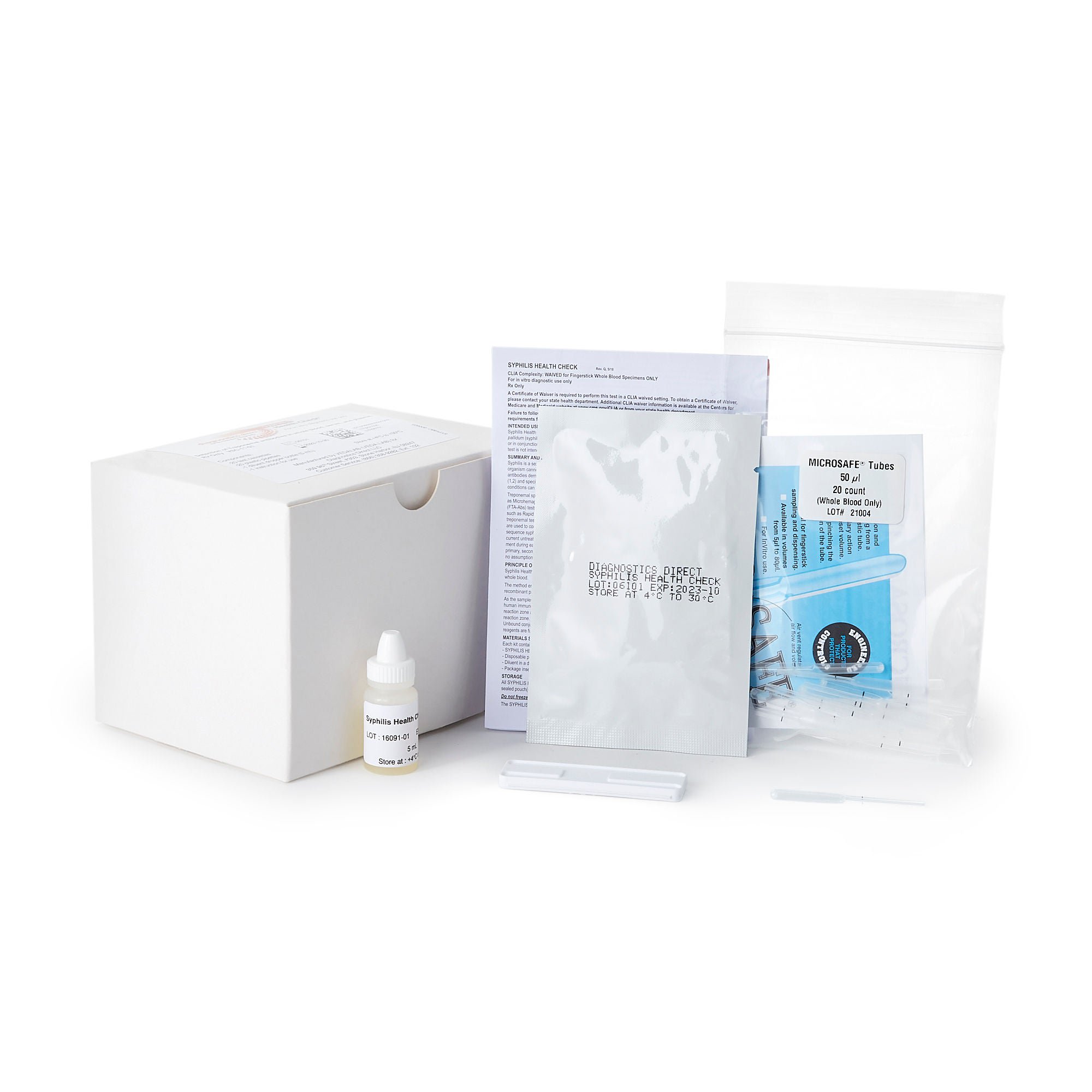 Syphilis Health Check™ Infectious Disease Immunoassay Sexual Health Test Kit