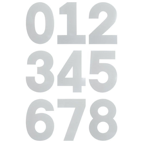 Numeral Stencils Cutters/Molds