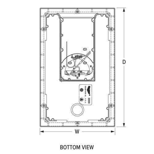 Engineering bottom view