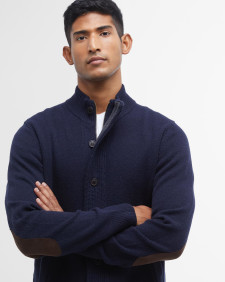 Maglione con zip Patch 