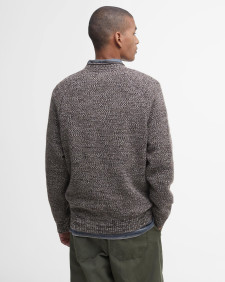 Staithes Crew Neck Jumper Bitter Chocolate