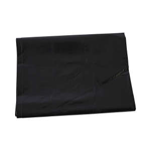 Boardwalk,  LLDPE Liner, 60 gal Capacity, 38 in Wide, 58 in High, 1.7 Mils Thick, Black