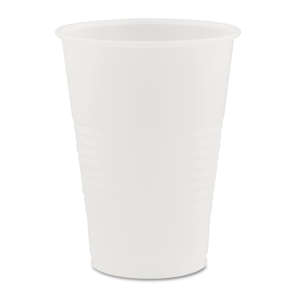 Dart, High-Impact Polystyrene Cold Cups, 7 oz, Translucent