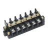 89-500 Series Terminal Strip Shorting Block 60A 600V #10-32 Philslot Nickel-Plated Brass Terminal Screws 22-6 AWG 4-Pole
