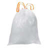 Berry, Top Draw LLDPE Liner, 23 gal Capacity, 28.5 in Wide, 38 in High, 1.2 Mils Thick, White