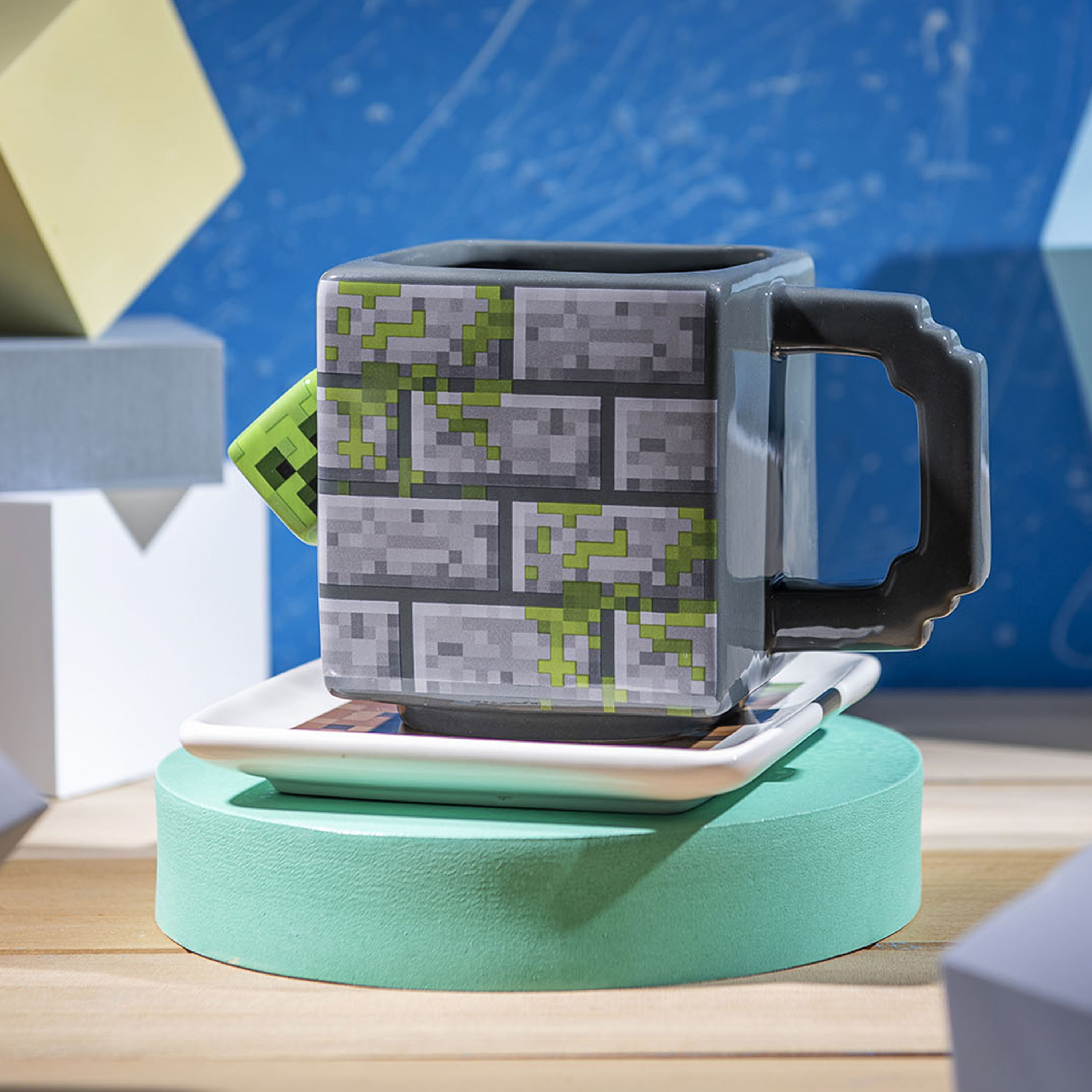 Minecraft Ceramic Plate and Mug Set, Bricks, 2-piece set slideshow image 4