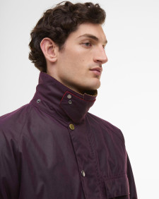 Paul Smith loves Barbour Transport Waxed Jacket Grape