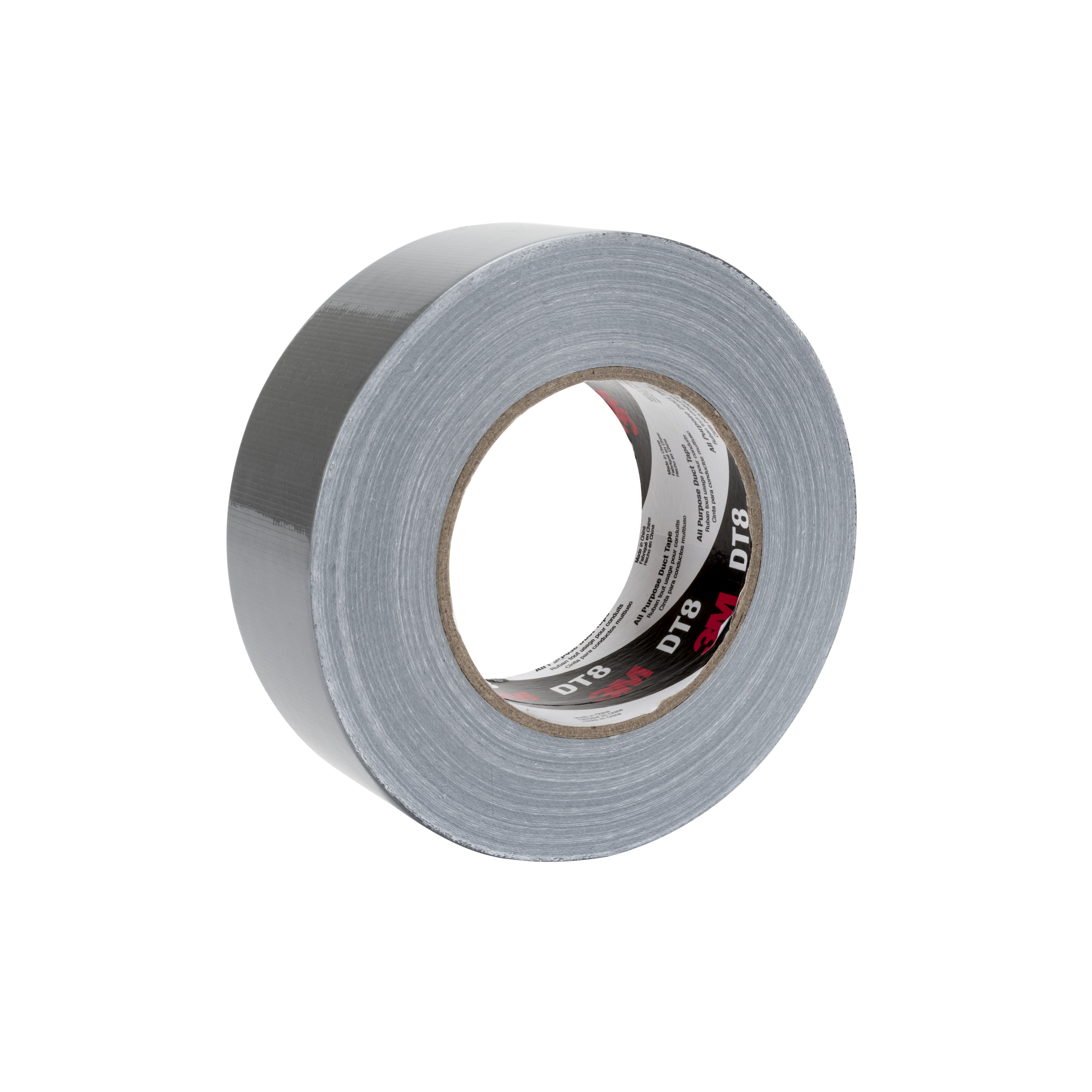 3M™ All Purpose Duct Tape DT8, Silver, 48 mm x 54.8 m, 8 mil, 24
rolls per case, Individually Wrapped Conveniently Packaged