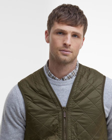 Gilet trapuntato/fodera con zip Polarquilt 