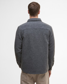 Marlow Tailored Overshirt Dark Grey Marl
