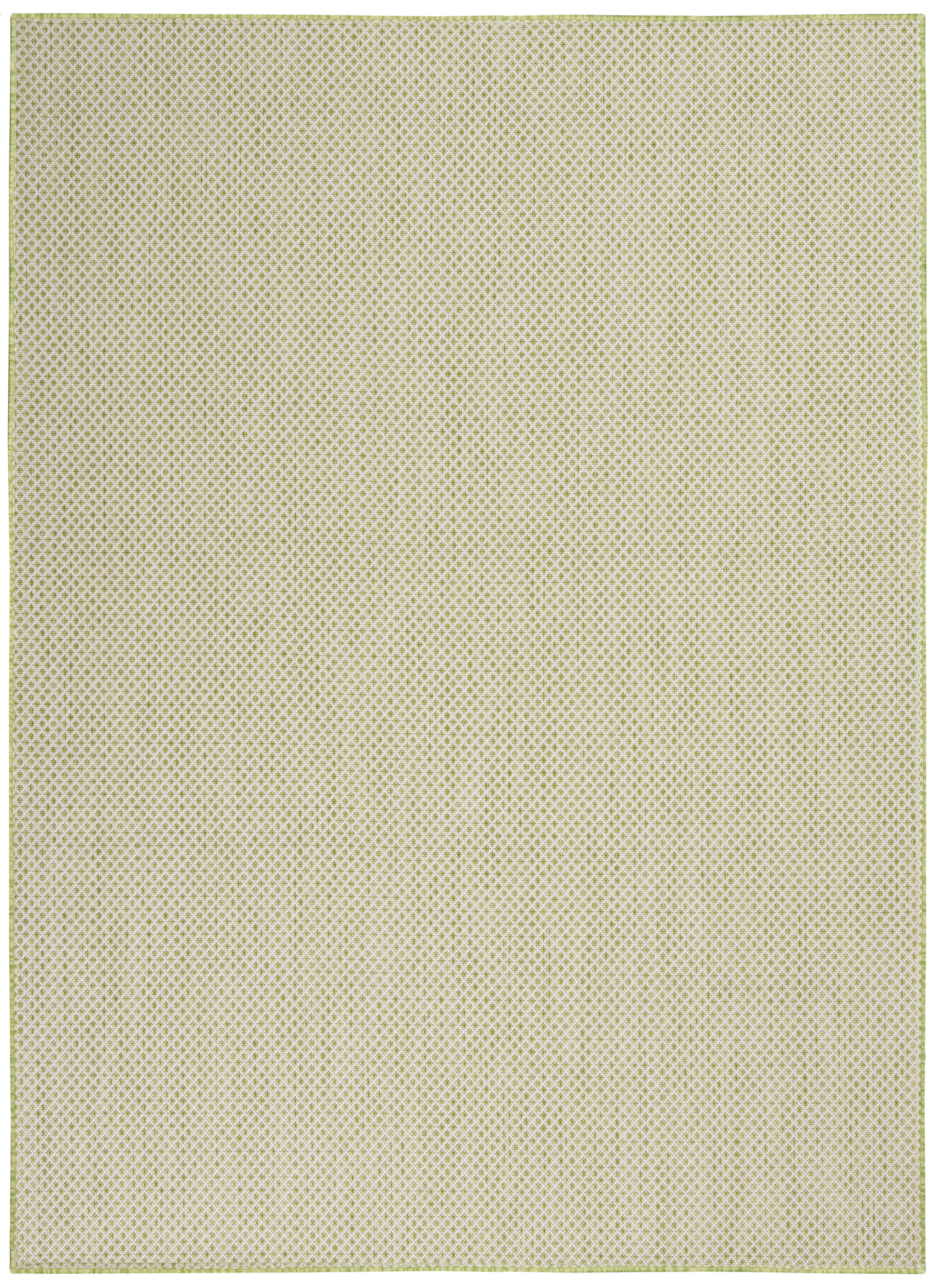 Nourison Courtyard 5' x 7' Ivory Green Modern Rug