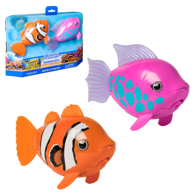 SwimWays Rainbow Reef Fish Toy 2-Pack, Tuna Turner and Swim Shady Kids Pool Toys and Swimming Accessories, Self-Activated Water Toys, Learn to Swim Pool Toys for Kids Ages 5 & Up (Batteries Included)