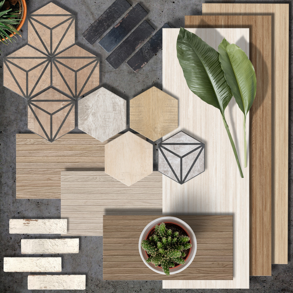 Woodstrip Arce 11-3/4 in. x 23-1/2 in. Ceramic Wall Tile