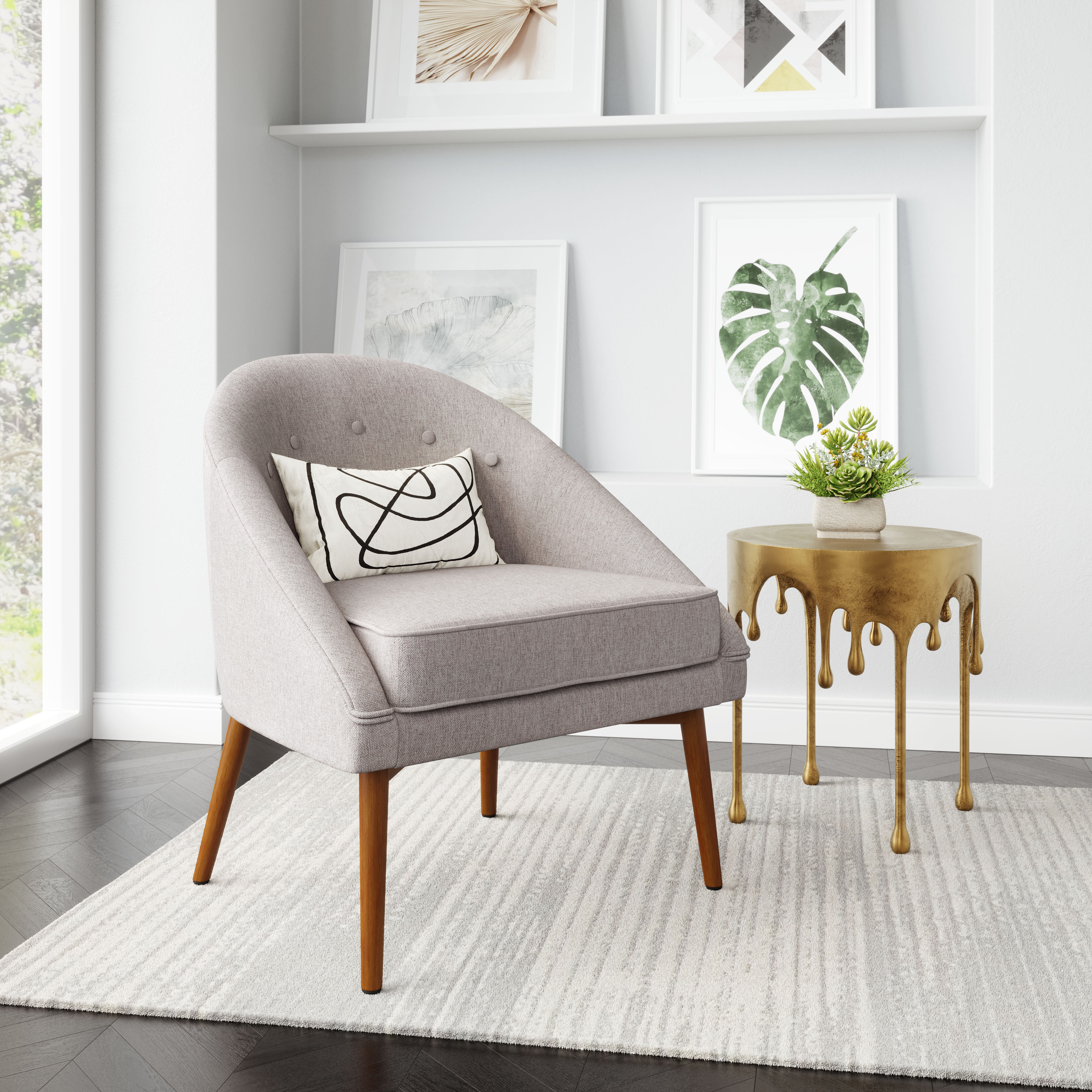 Carter Accent Chair Gray product image