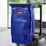 Rubbermaid Commercial, 34 Gal Janitorial Cleaning Cart Vinyl Bag, High Capacity, Blue