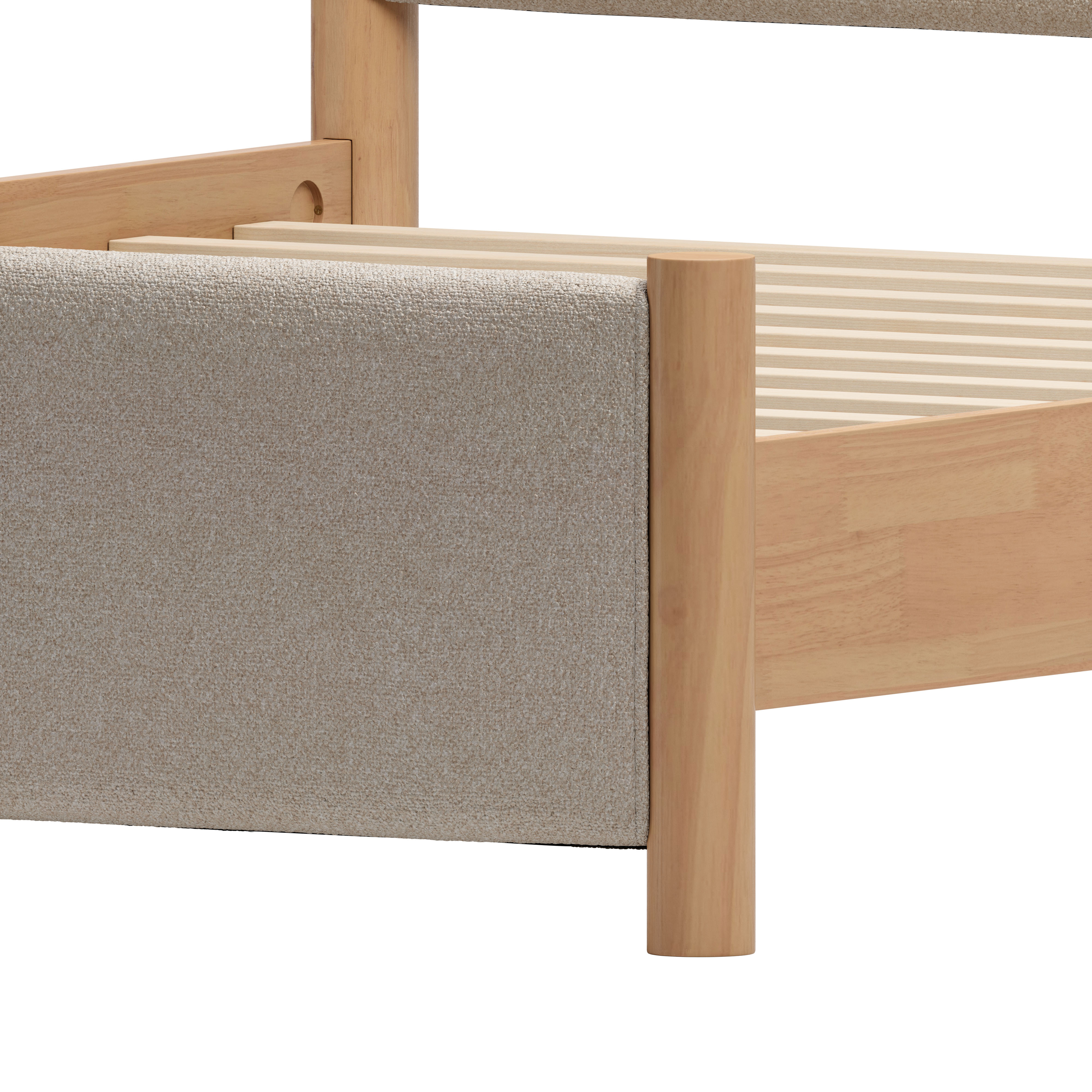 Hadi King Bed Beige & Natural product image