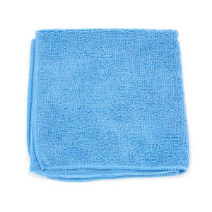 Hospeco, MicroWorks®, 16"x16", Microfiber, Cloth, Blue