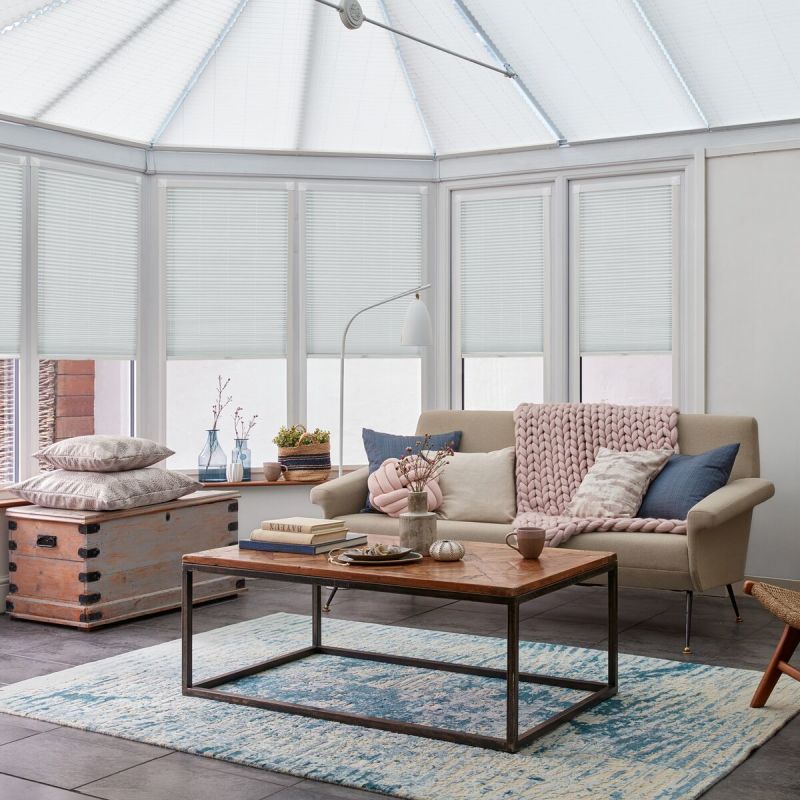 Trent Silver Pleated blind