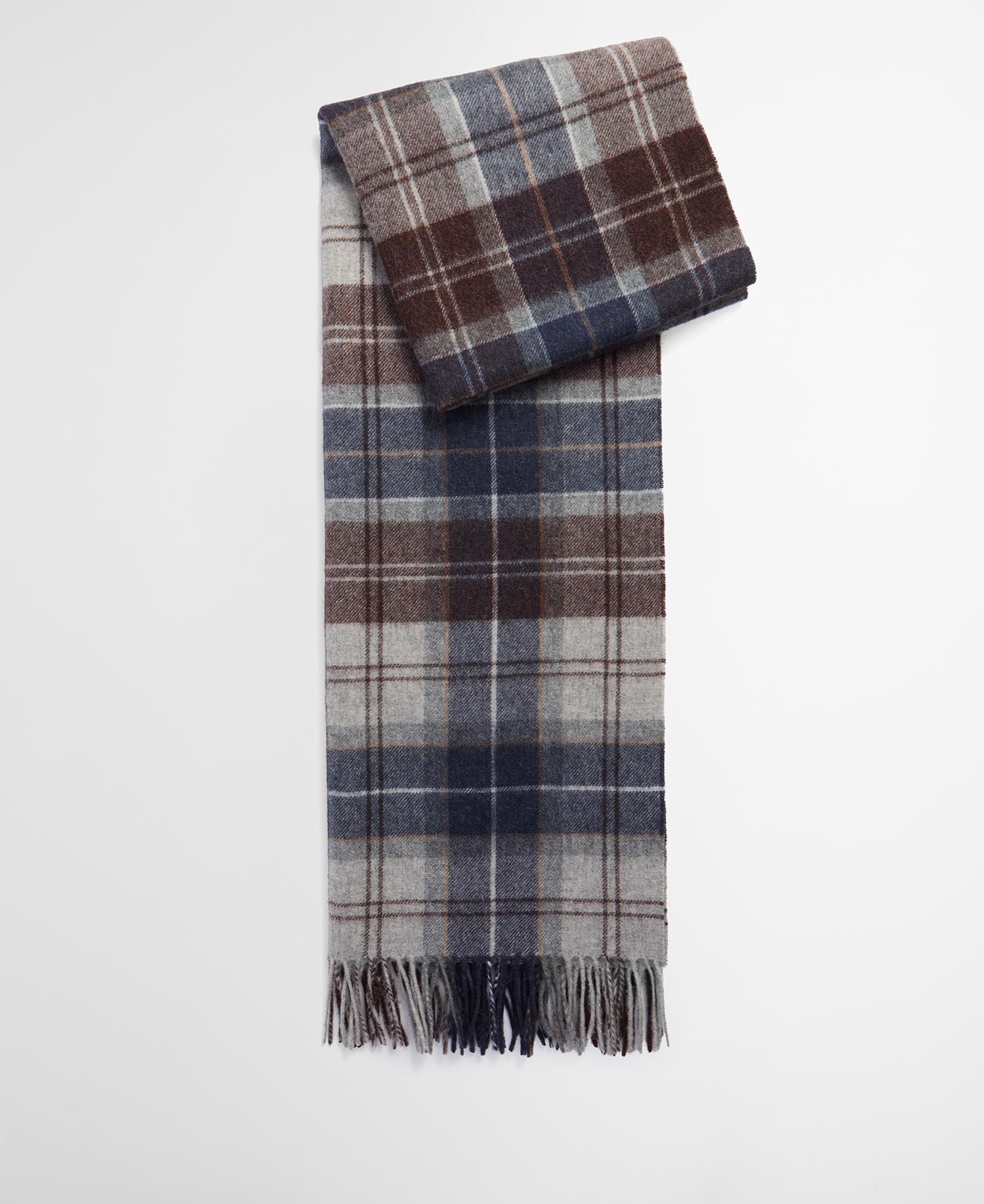 Brack Patchwork Tartan Wool Scarf image number 0