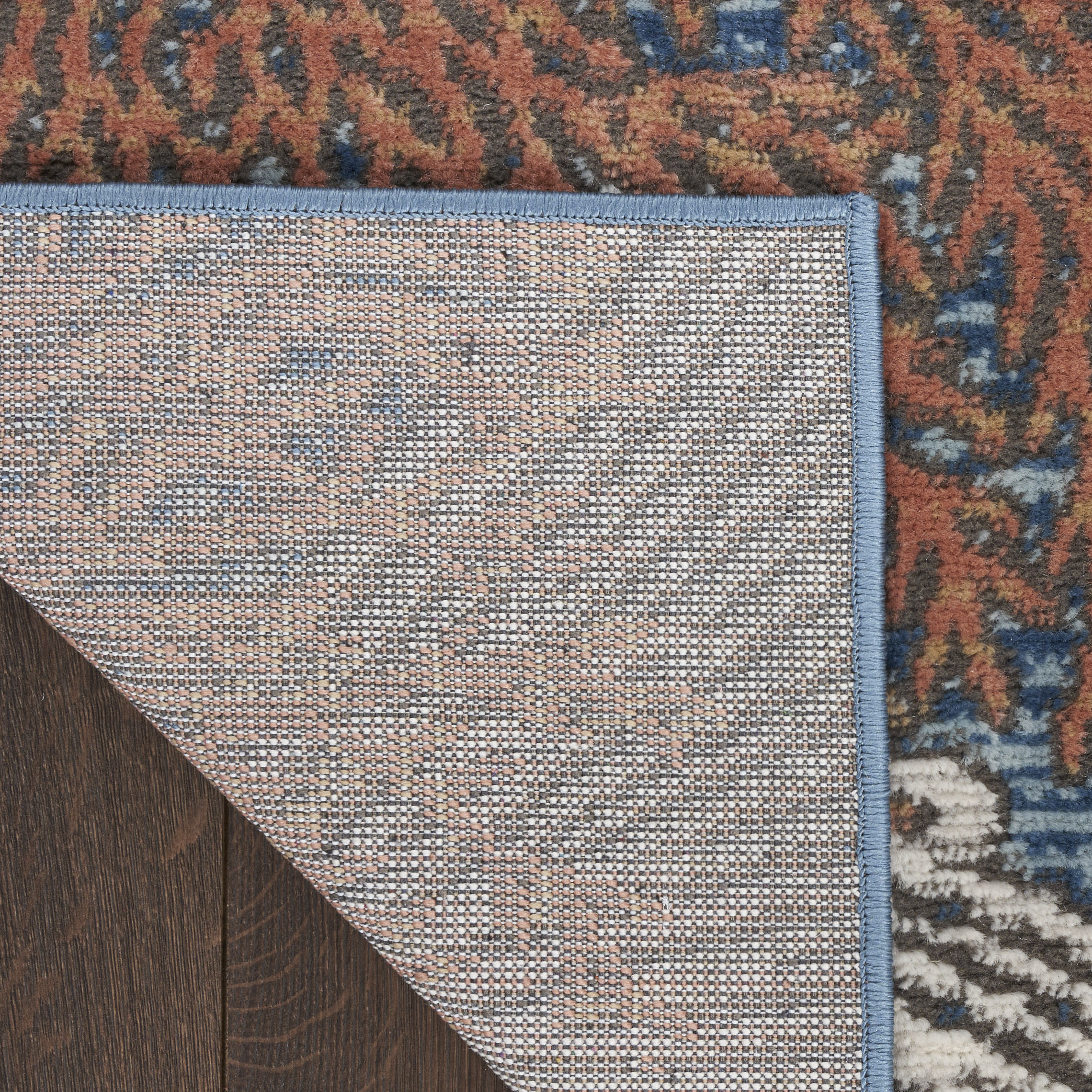 Nourison Seaside 9' x 12' Blue Multicolor Coastal, Nautical & Beach Indoor Rug