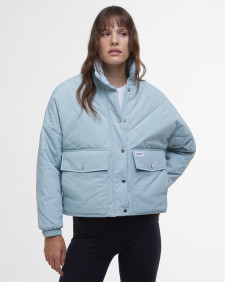 Zola Quilted Jacket Light Steel Blue/Silver Birch