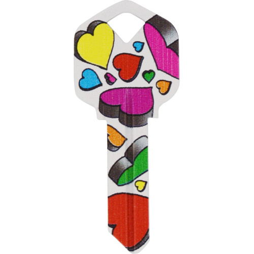 WacKey Hearts Key Blank Kwikset/66 KW1