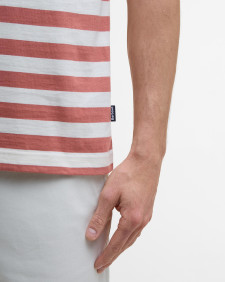 Charlton Relaxed Striped T-Shirt Earth Pink