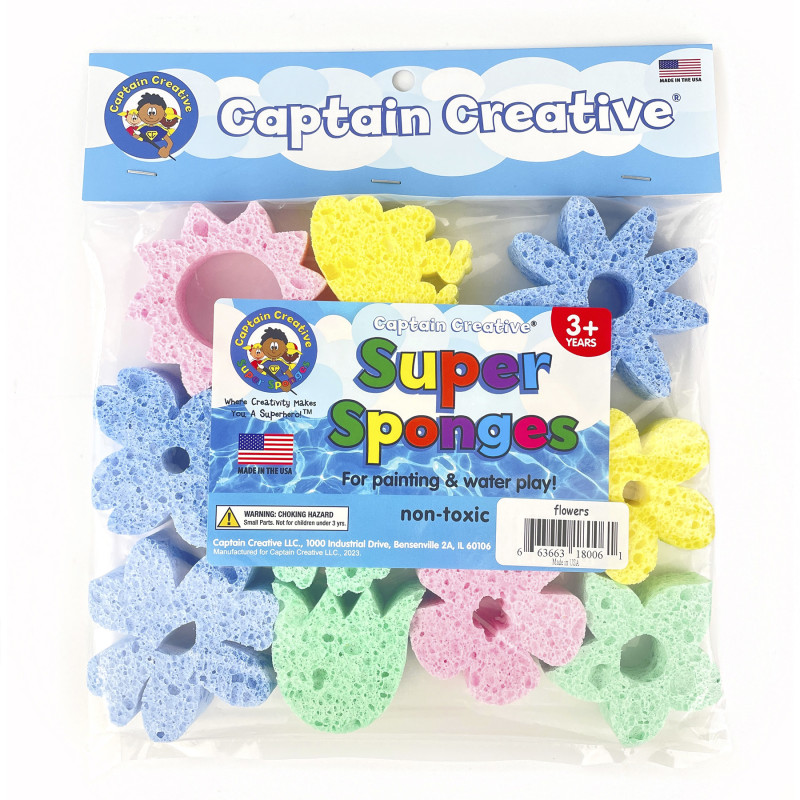 Super Sponges Flowers Pack