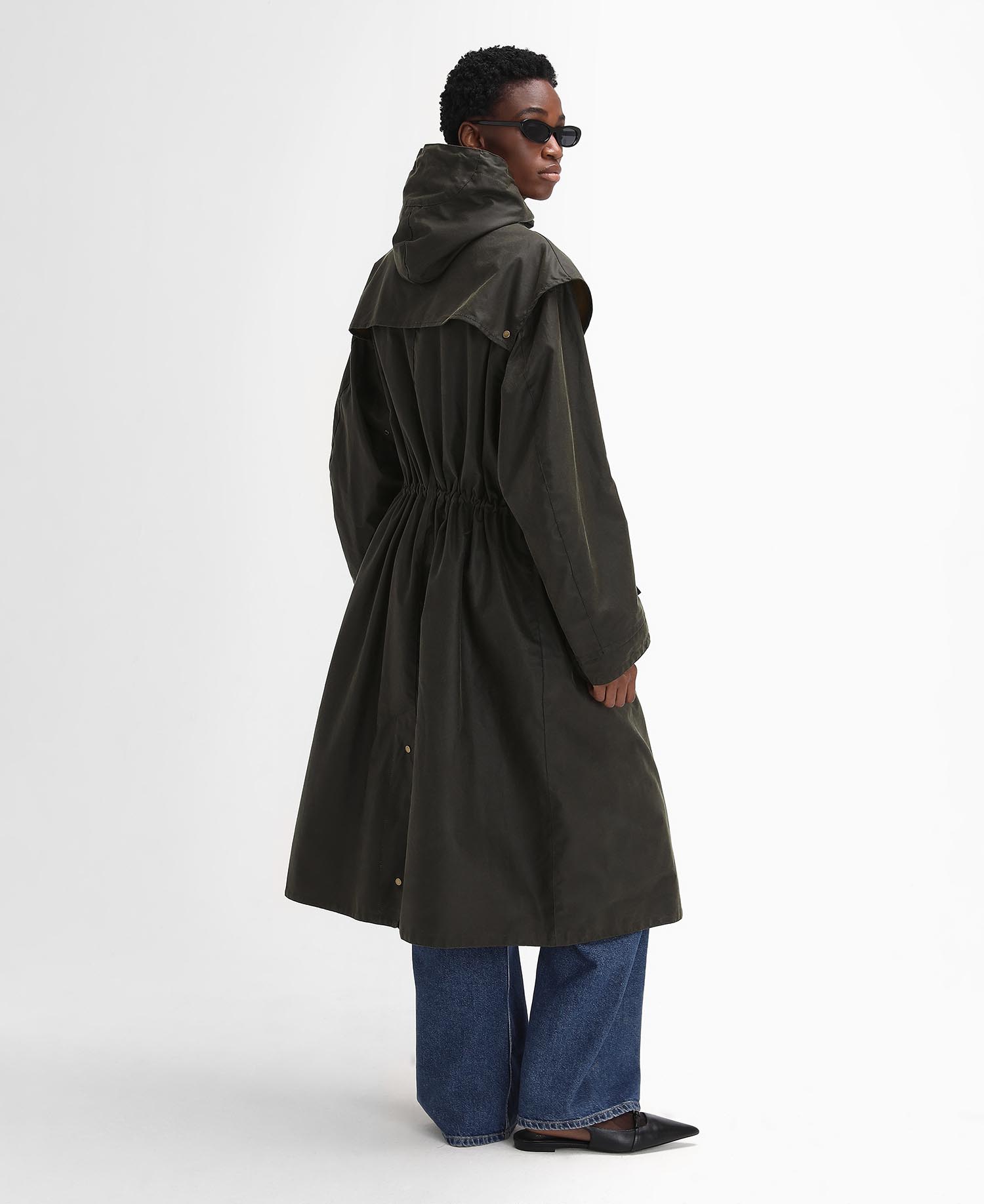 Barbour The Edit by Alexa Liam Waxed Parka image number 4