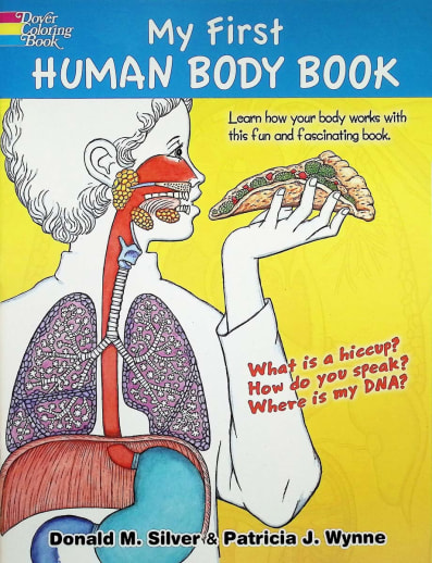 My First Human Body Book Coloring Book