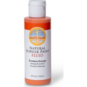 Natural Fluid Acrylik Paint, 4 oz, Ercolano Orange