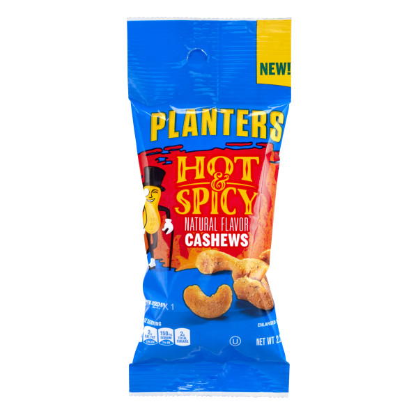 PLANTERS(r) Hot 'N Spicy Tube 2.25oz . C1CB - Front Center Inner Pack (Hi Res)