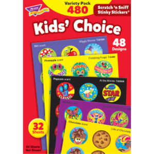 Kids' Choice Stinky Stickers&reg; Variety Pack, 480 ct