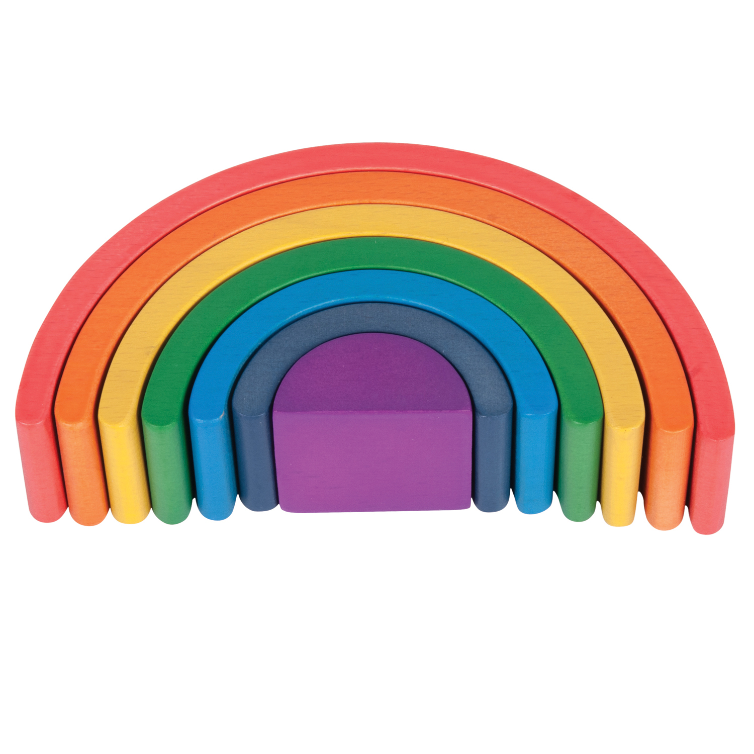 TickiT Wooden Rainbow Architect Arches - Set of 7 image number null