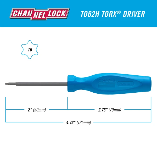 T062H TORX® T6 X 2" Professional Screwdriver